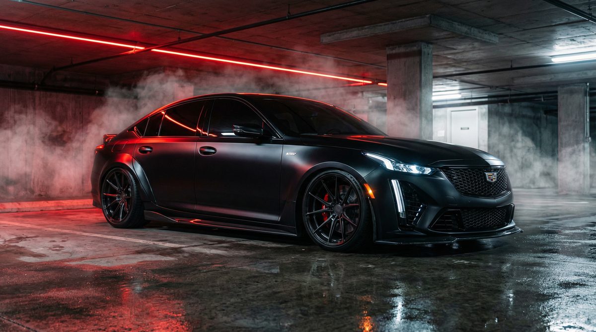 黄色仓库凯迪拉克CT5改装视频